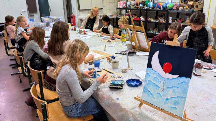Børn på Rudersdal Musik- og Billedskole