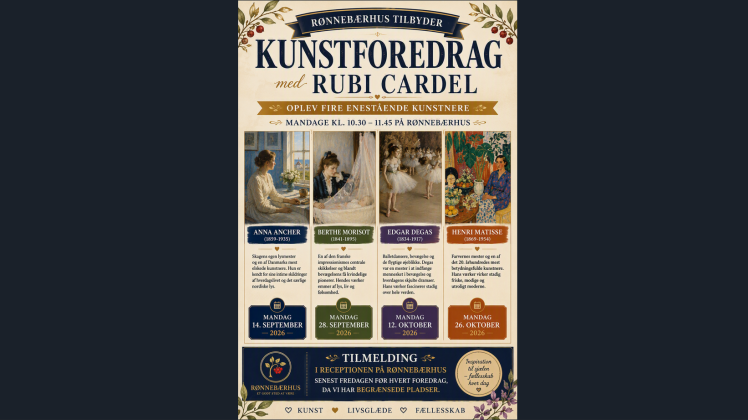 Kunstforedrag med Rubi Cardel
