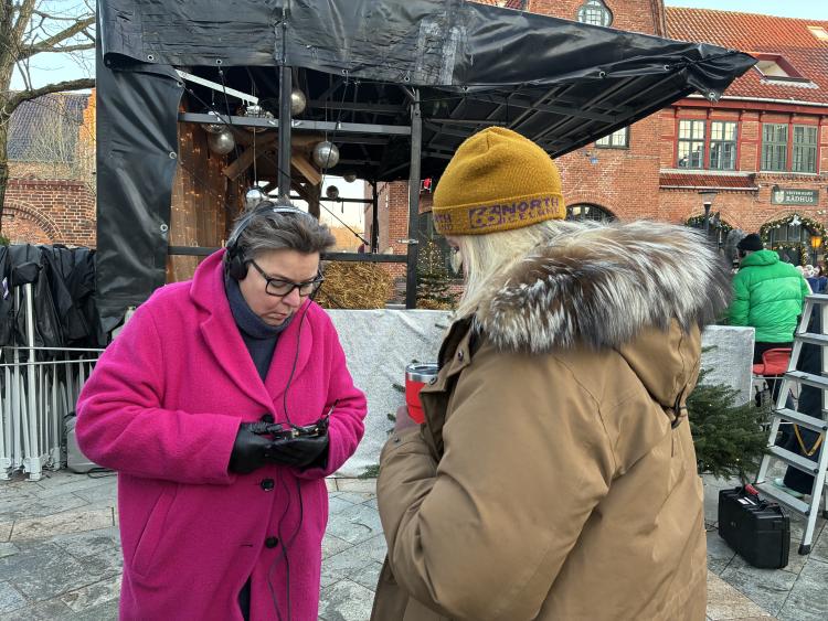 Borgmester på optagelser