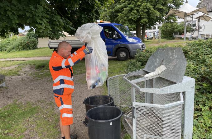 Tømning ved Vedbæk