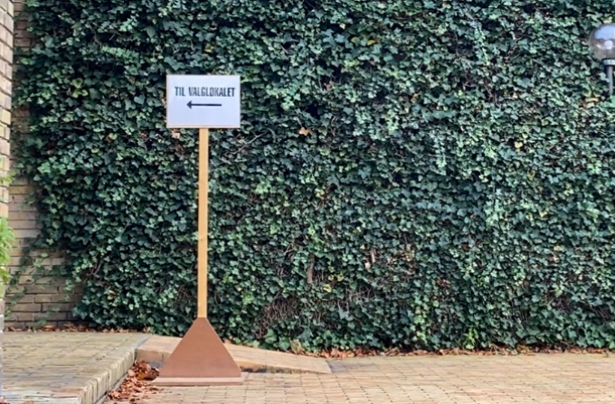 Indgang til Vangebo Valgsted