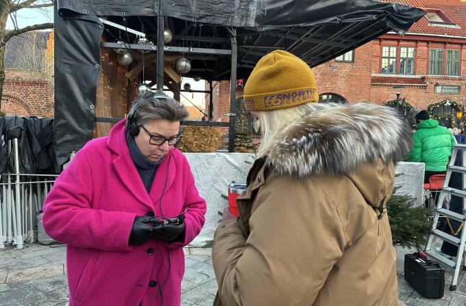 Borgmester på optagelser