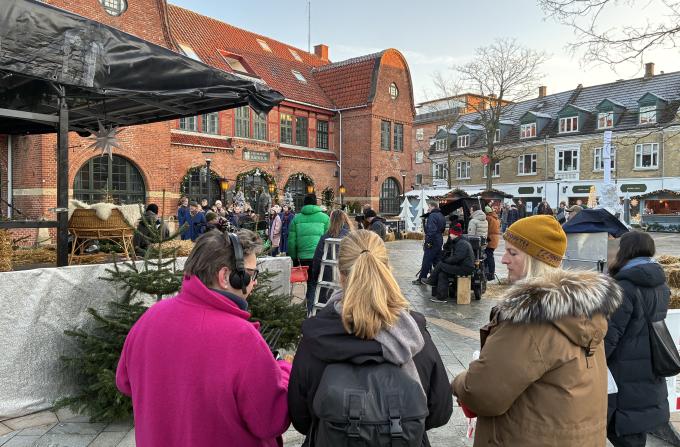 Borgmester på optagelser