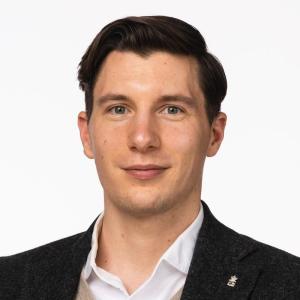 Portræt af kommunalbestyrelsesmedlem Alexander Friborg